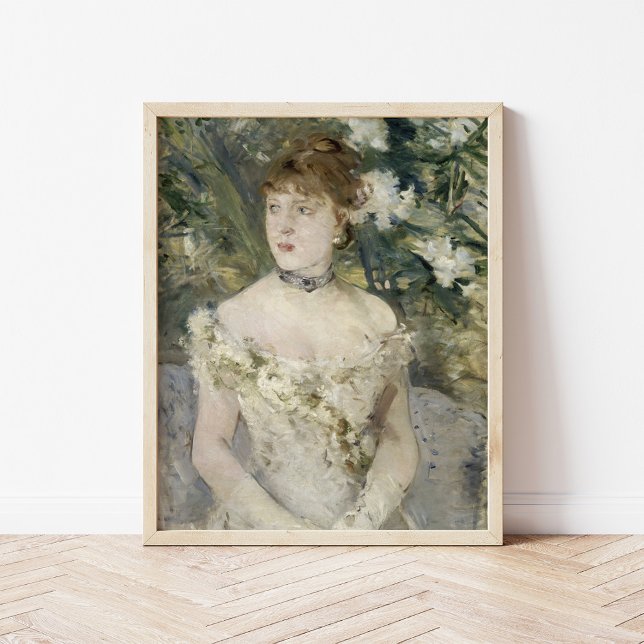 Poster Jovem Garota em um Palhaço | Berthe Morisot (Criador carregado)