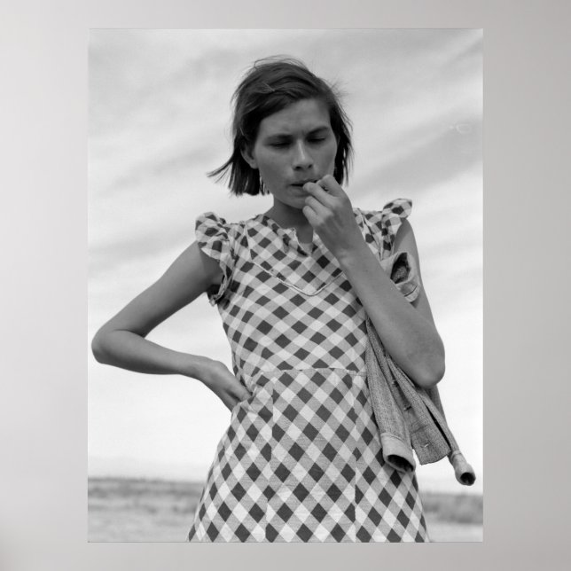 Pôster Jovem Mãe na Califórnia 1937 (Frente)