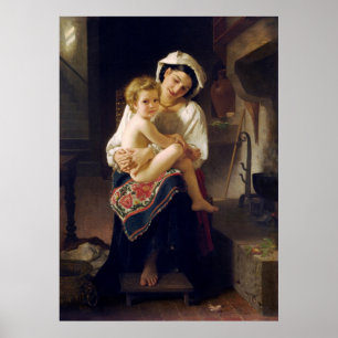 Poster Jovem Mãe Olhando Para A Criança