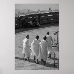 Poster Jovem Monges, Templo de Rock Ouro, Mianmar