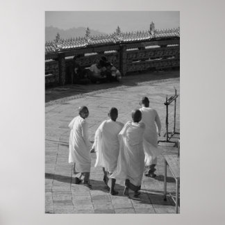 Poster Jovem Monges, Templo de Rock Ouro, Mianmar