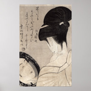 Pôster Jovem mulher que aplica a composição, c.1795-96