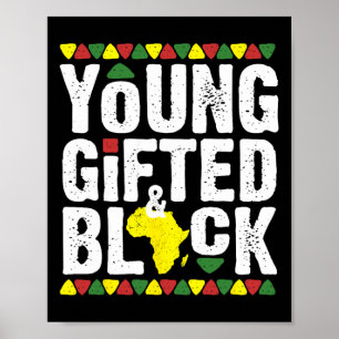 Poster Jovem Negro Dashiki Africano Orgulho M