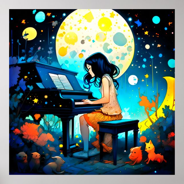 Poster Jovem Pianista Prodígio (Frente)