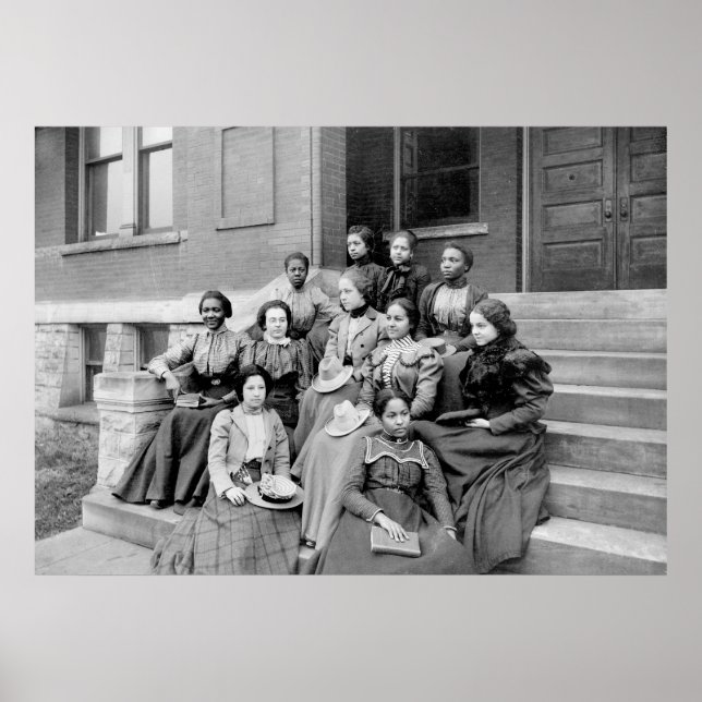 Pôster Jovens damas no Fisk, anos 90 (Frente)