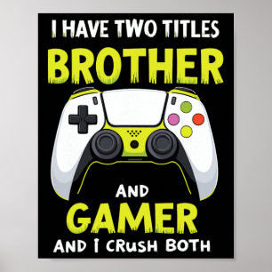 Poster Jovens engraçados Jovens Homens Jogo Jogador 2