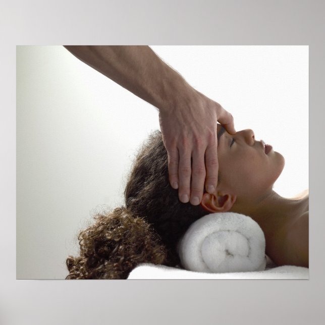 Poster Jovens mulheres a gozar de massagem (Frente)