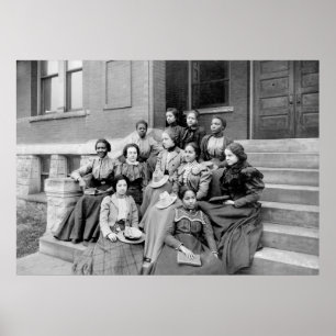 Pôster Jovens senhoras em Fisk, 1890s