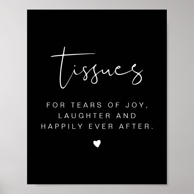 Poster JOVI Edgy - Sinal de Casamento de Tecidos Minimali (Frente)