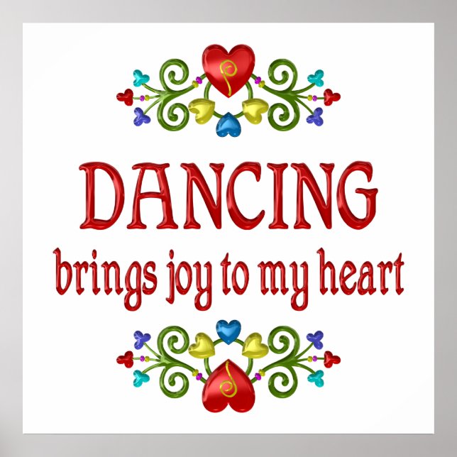 Pôster Joy dançante (Frente)