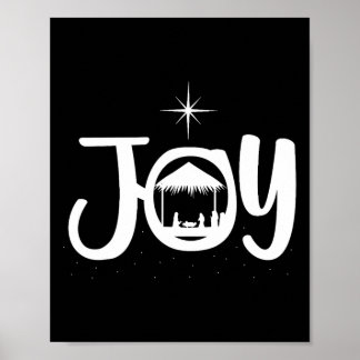 Poster Joy Jesus Natividade Cena de Natal Legal Chris