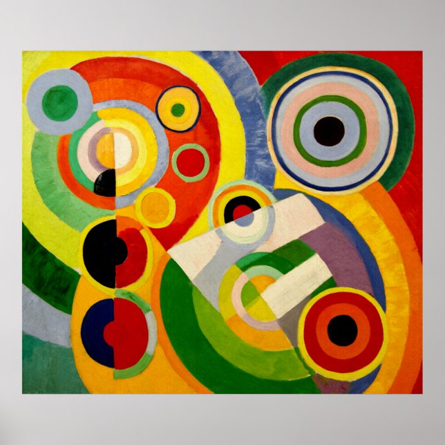 Poster Joy of Life - Abstrato Clássico de Robert Delaunay (Frente)