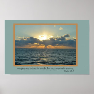 Poster Joy (Salm 30:5)