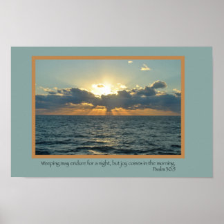 Poster Joy (Salm 30:5)