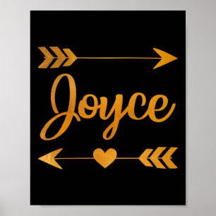 Poster Joyce Personalizou Nome Engraçado Aniversário Pers
