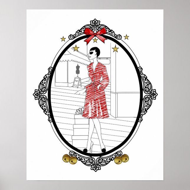 Poster Joyeuses Fêtes (Frente)