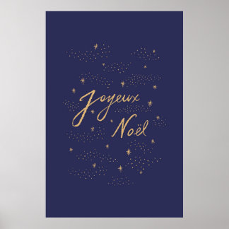 Poster Joyeux Noel - Feliz Natal Francês