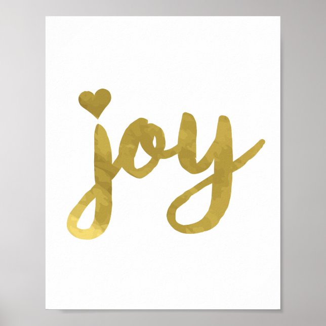 Poster Joyful Eu tenho alegria Cheio de alegria da arte D (Frente)