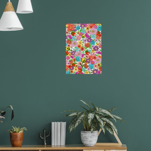 Poster Joyful Garden Bloom (Sala de Estar 1)