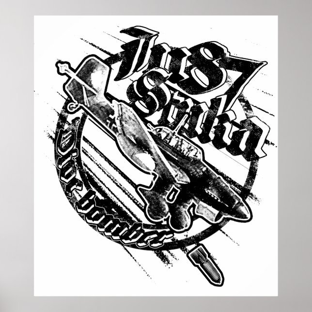 Pôster Ju 87 Stuka (Frente)