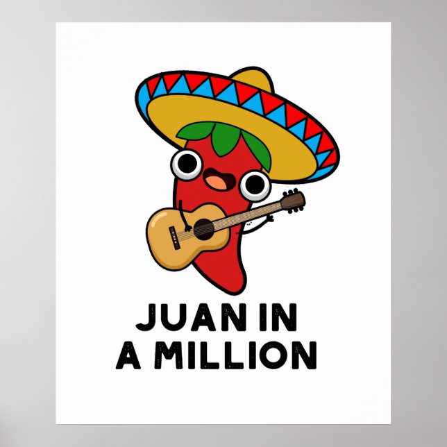 Poster Juan Em Um Milhão Engraçado Chili Pun Mexicano (Frente)