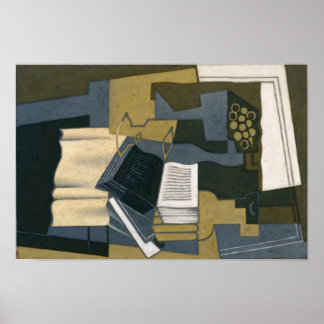 Pôster Juan Gris Carafe and Book