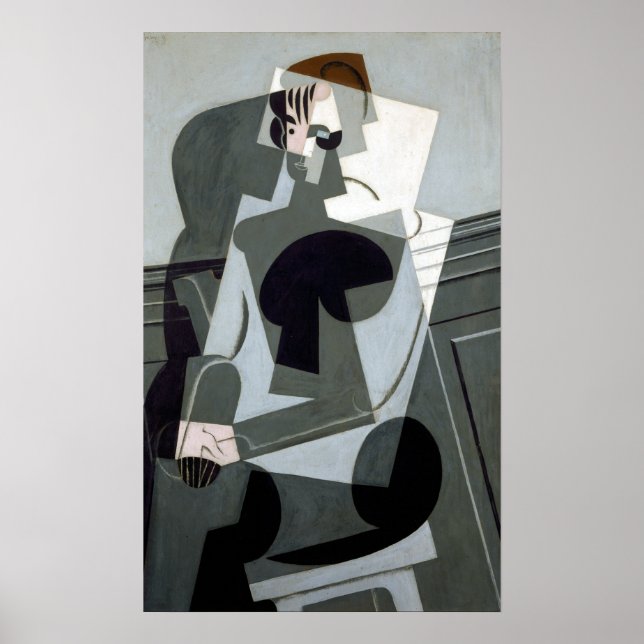 Poster Juan Gris Retrato de Madame Josette Gris (Frente)