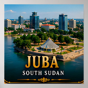 Poster Juba Nilo Branco e Patrimônio do Sudão do Sul