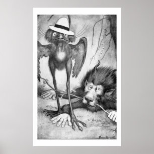 Poster Jubjub Bird e o Bandersnatch