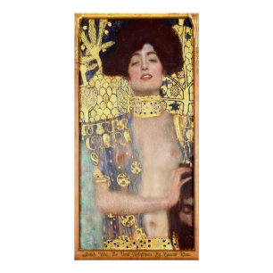 Pôster Judith Com A Cabeça Holofernes De Gustav Klimt