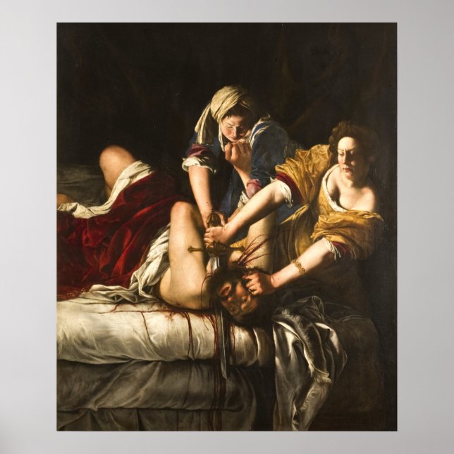 Poster Judith Slaying Holofernes - Artemisia Gentileschi (Frente)
