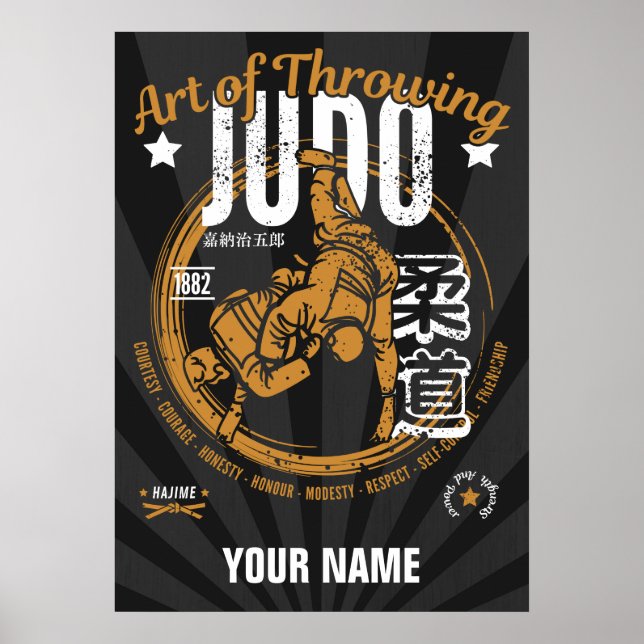 Poster Judo : Art of Throwing (Frente)