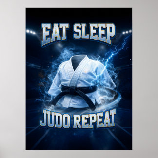 Poster Judo Bootleg Retro Artes Marciais
