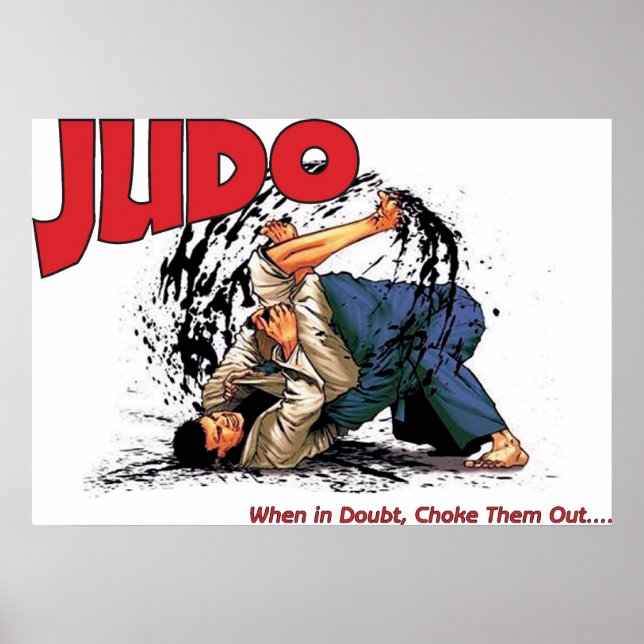 Pôster Judo Choke Out (Frente)