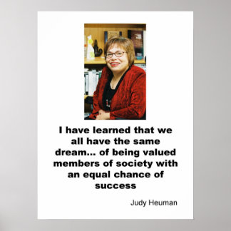 Pôster Judy Heuman