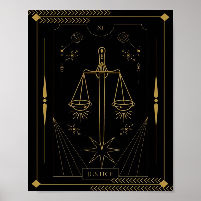 Poster Juiz Tarot (Frente)