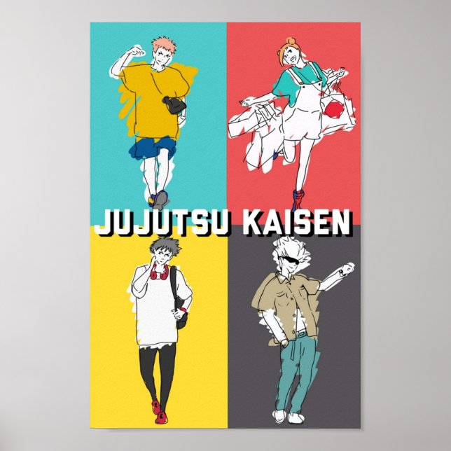 Poster Jujutsu Kaisen Original (Frente)
