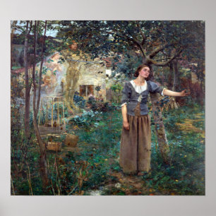 Poster Jules Bastien-Lepage Joana do arco