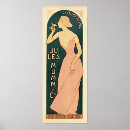 Poster JULES MUMM CHAMPAGNE Maurice Realier Dumas