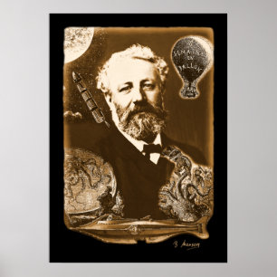 Pôster Jules Verne custo