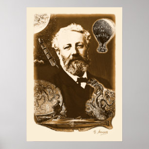 Pôster Jules Verne custo