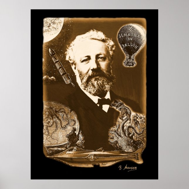 Poster Jules Verne Tribute (Frente)