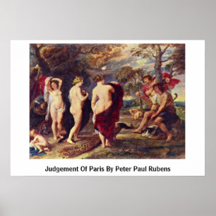Pôster Julgamento de Paris por Peter Paul Rubens
