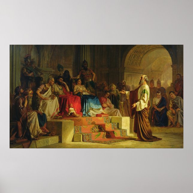 Pôster Julgamento do Apóstolo Paul (Frente)