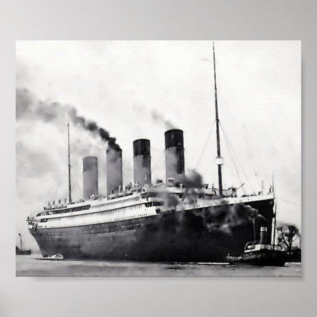 Poster Julgamentos no Mar Começam: Titanic RMS (Frente)