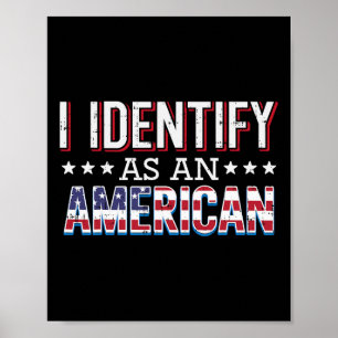 Poster Julho Eu Identifico Como Mulheres Patriotas Americ