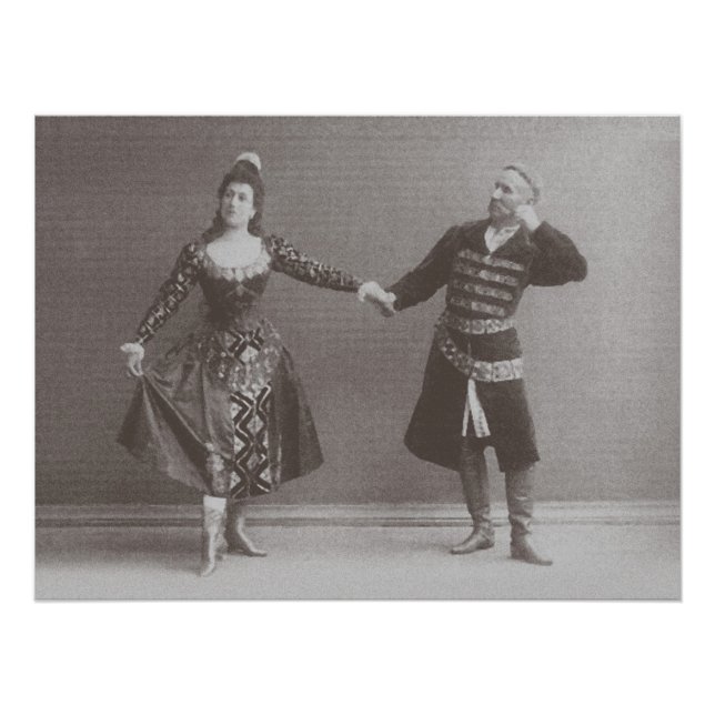 Pôster Julia e Felix Kschessinsky na mazu (Frente)