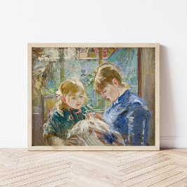 Poster Julie com sua babá | Berthe Morisot