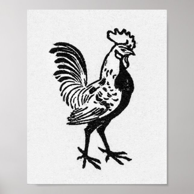 Poster Julie de Graag Rooster (Frente)