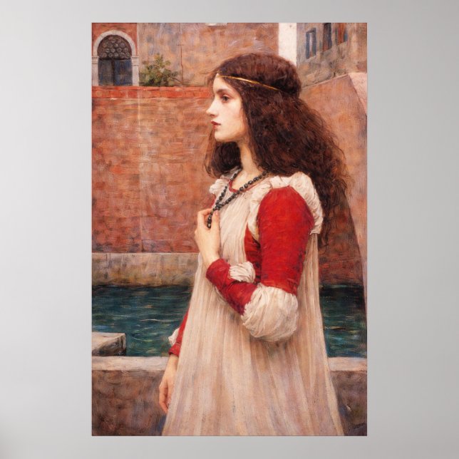 Poster Julieta por John William Waterhouse (Frente)